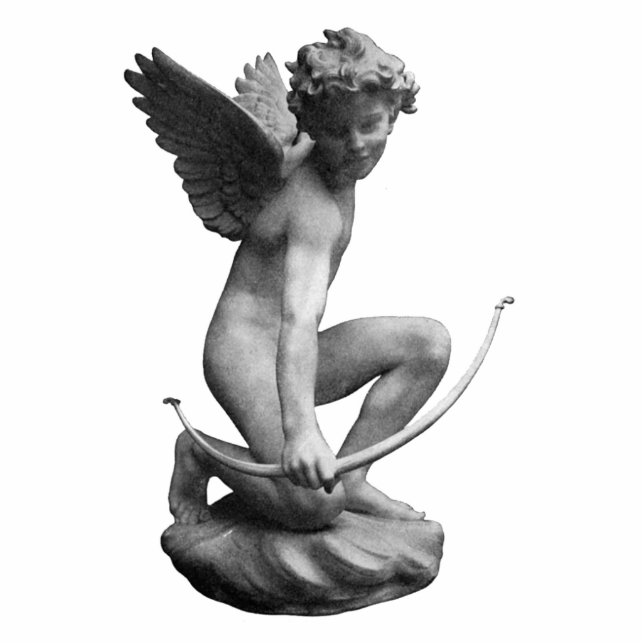 Cupid Statue Freistehende Fotoskulptur (Vorne)