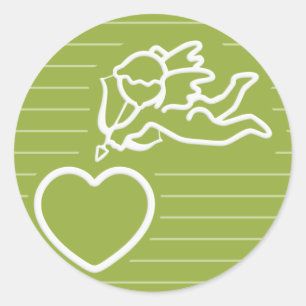 Cupid Strikes benutzerdefinierte Aufkleber