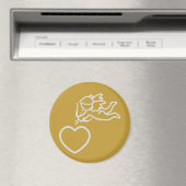Cupid Strikes benutzerdefinierten Magneten Magnet (In Situ (Geschirrspüler))