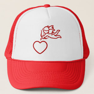 Cupid Strikes benutzerdefinierter Hut Truckerkappe