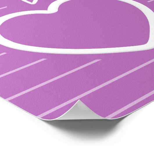 Cupid Strikes benutzerdefiniertes Poster (Ecke)