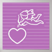 Cupid Strikes benutzerdefiniertes Poster (Vorne)