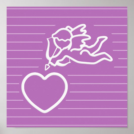 Cupid Strikes benutzerdefiniertes Poster (Vorne)