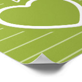 Cupid Strikes benutzerdefiniertes Poster (Ecke)