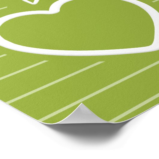 Cupid Strikes benutzerdefiniertes Poster (Ecke)