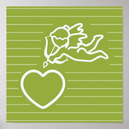 Cupid Strikes benutzerdefiniertes Poster (Vorne)