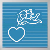 Cupid Strikes benutzerdefiniertes Poster (Vorne)