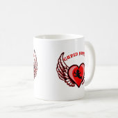 Cupid Stunt Offensiver Valentinstag Kaffeetasse (VorderseiteRechts)