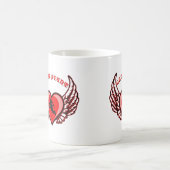 Cupid Stunt Offensiver Valentinstag Kaffeetasse (Mittel)