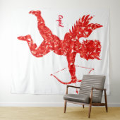 Cupid Tapestry Wandteppich (Beispiel (Horizontal))