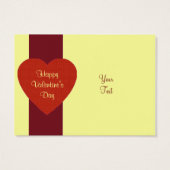 Cupid Thinking of You Gift Tag (Rückseite)