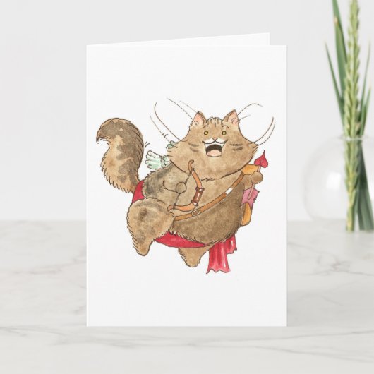 Cupid Tommy Valentine Feiertagskarte (Vorderseite)