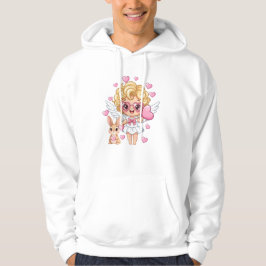 Cupid und Bunny Tanz Hoodie