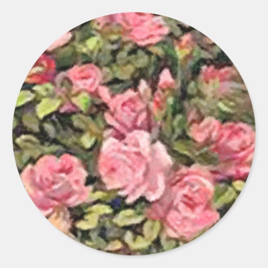 Cupid und das Topiary-Siegel Runder Aufkleber (Vorderseite)