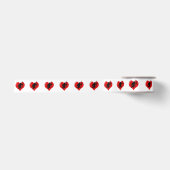 Cupid und Herz Valentinstag  Satinband (Vorderseite)