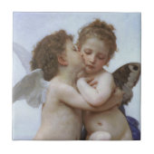 Cupid und Psyche als Babys Keramik Tile Fliese (Vorderseite)