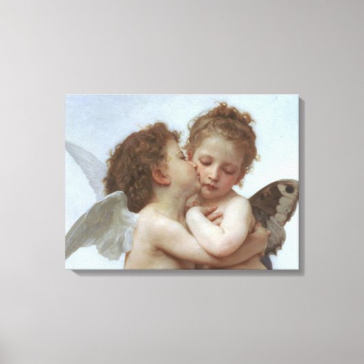 Cupid und Psyche als Kinder Leinwanddruck (Vorderseite)