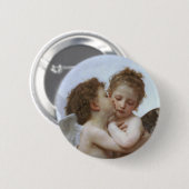 Cupid und Psyche als Säuglinge Button (Vorne & Hinten)