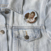 Cupid und Psyche als Säuglinge Button (Beispiel)