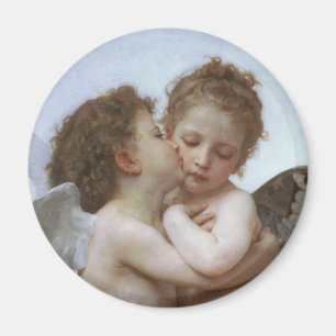 Cupid und Psyche als Säuglinge Magnet