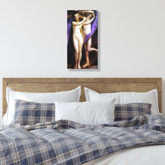 Cupid und Psyche Leinwanddruck (Insitu (Schlafzimmer))