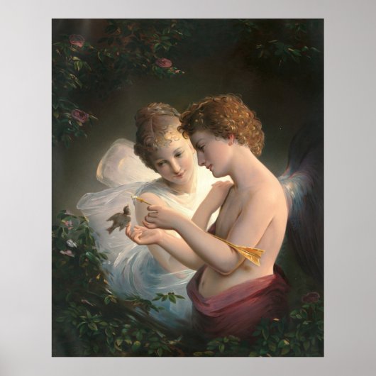 Cupid und Psyche, Louis Prang Poster (Vorne)