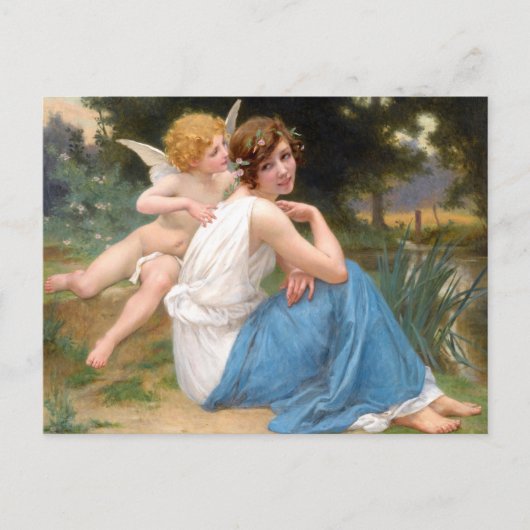 Cupid und Psyche von Guillaum Seignac Postkarte (Vorderseite)