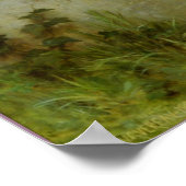 Cupid und Schmetterling von Bouguereau Poster (Ecke)