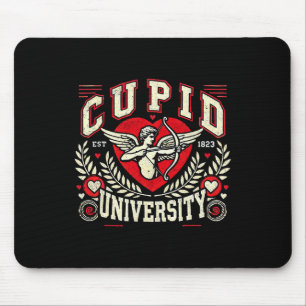 Cupid Universität Vintage Valentinstag Thema Mousepad