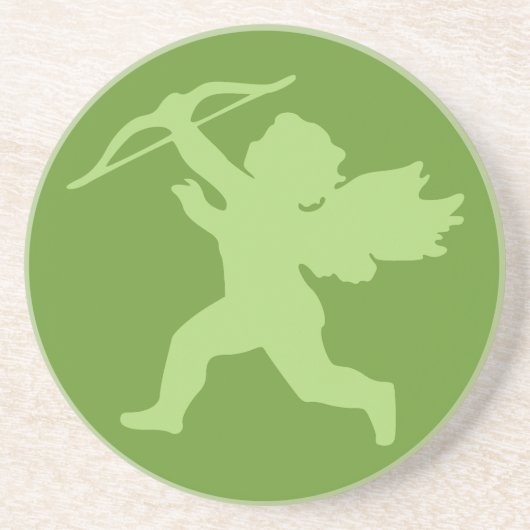 Cupid-Untersetzer Sandstein Untersetzer (Vorne)