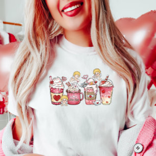 Cupid Valentine-Kaffee T-Shirt