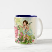 Cupid Valentine Roses Tasse (VorderseiteRechts)