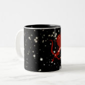 CUPID VALENTINE TASSE rot und schwarz (Vorderseite Links)