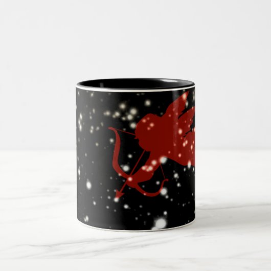 CUPID VALENTINE TASSE rot und schwarz (Mittel)
