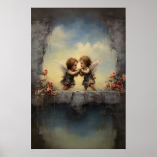 Cupid Valentinstag, Dark Academia, Farmhaus Poster