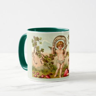 Cupid Vergissmeinnicht Valentinsbecher Tasse