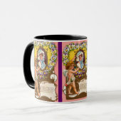 Cupid Vintag Valentine Tasse (Vorderseite Links)