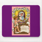 Cupid Vintag Valentine's Mousepad (Vorne)