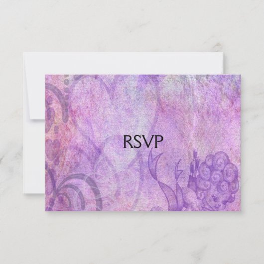 Cupid Wedding RSVP Cards Karte (Vorderseite)