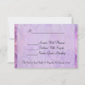 Cupid Wedding RSVP Cards Karte (Rückseite)