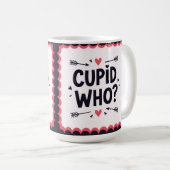Cupid wer? Stylischer Valentinstag  Kaffeetasse (VorderseiteRechts)