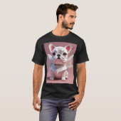 Cupid white Frenchie T-Shirt (Vorne ganz)