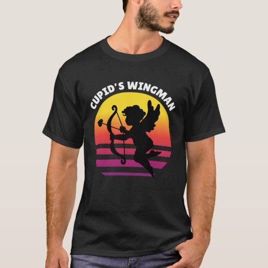 Cupid Wingman Amor T-Shirt (Vorderseite)