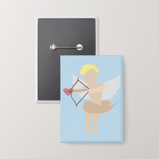 Cupido Button (Vorderseite/Rückseite)