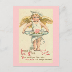 Cupido der Koch Postkarte