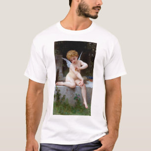 Cupido mit einem Schmetterling, Bouguereau T-Shirt