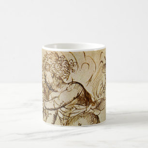 Cupido mit einer Violine von Domenico Campagnola Kaffeetasse