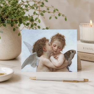 Cupido und Psyche als Kinder Postkarte