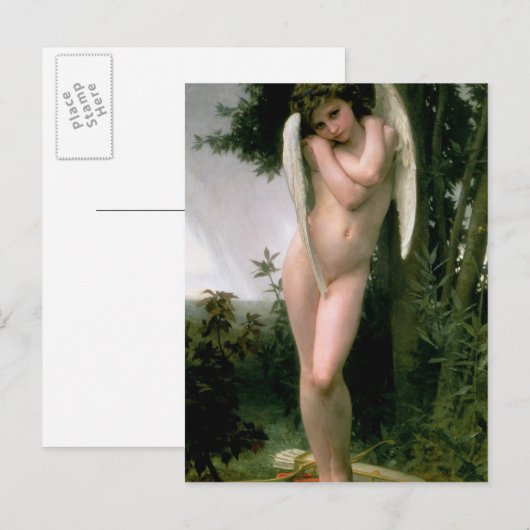 Cupidon, 1891 postkarte (Vorne/Hinten)