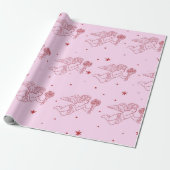 Cupidon  pattern geschenkpapier (Ungerollt)
